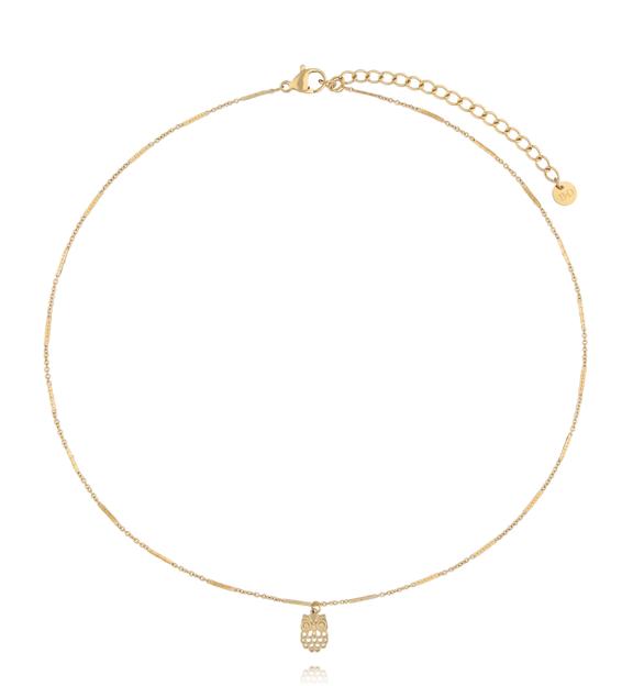 Naszyjnik złoty z sową NSY0769