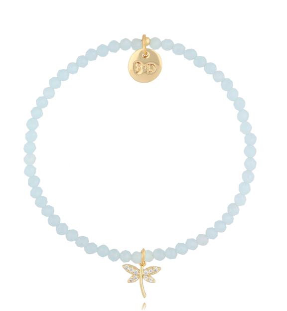 Bransoletka niebieska z ważką Alfdis BTW2717