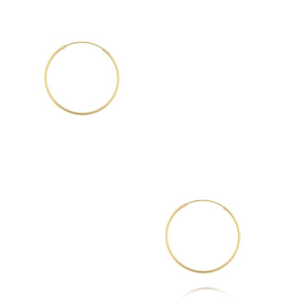 Kolczyki koła złote KCA0182