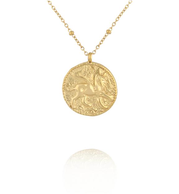 Naszyjnik znak zodiaku Lew NSA1543