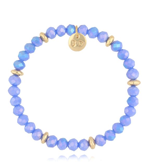 Bransoletka z atramentowymi kryształkami Clear Sky BCY0236