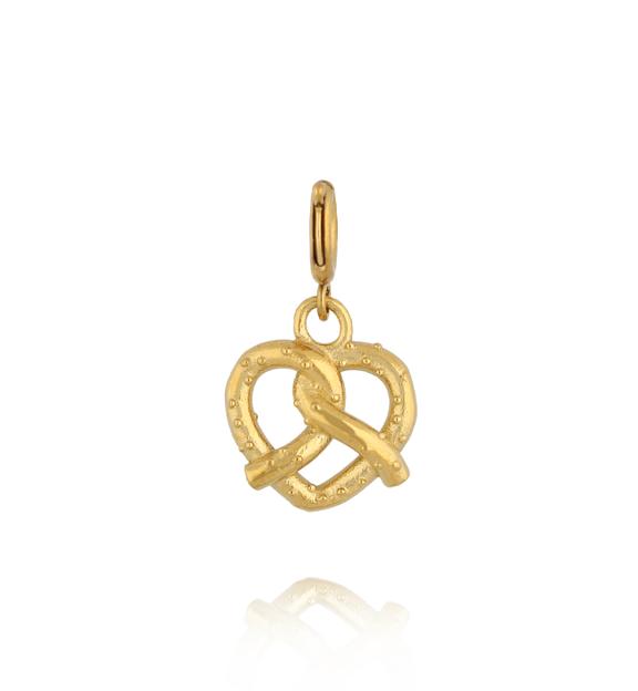 Charms złote serce z precla CHA0262