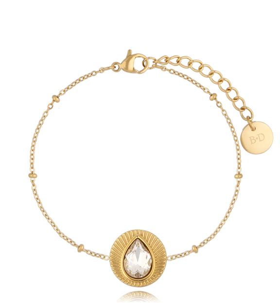 Bransoletka złota z kryształem Koda BSA0263