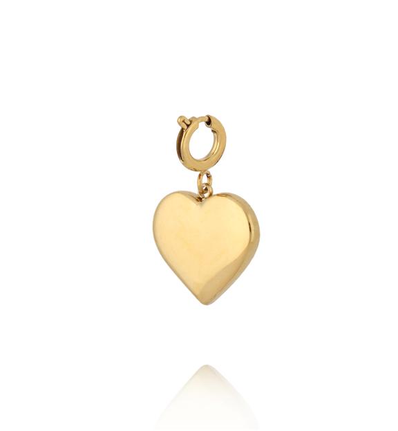 Charms złote gładkie serce CHA0107