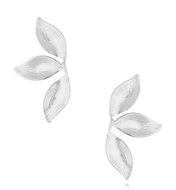 Kolczyki liście srebrne Leaf KSA2123