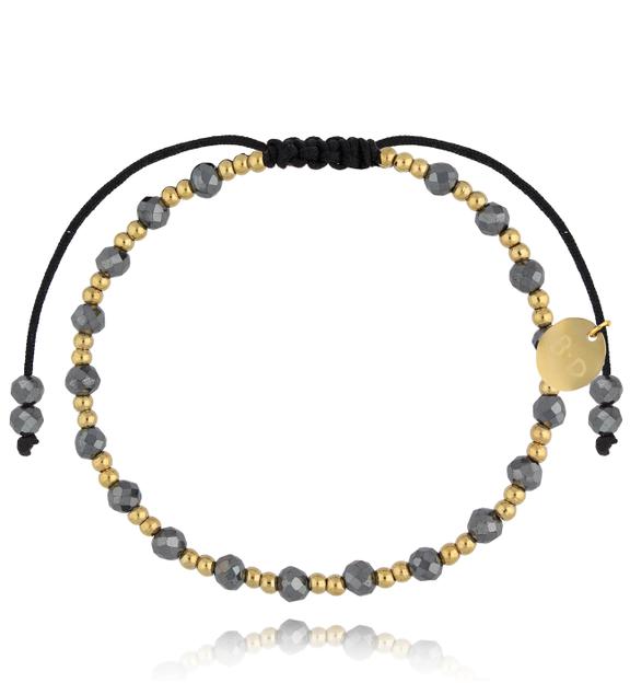 Bransoletka z terrahertzem złota Midnight Sky BMT0174