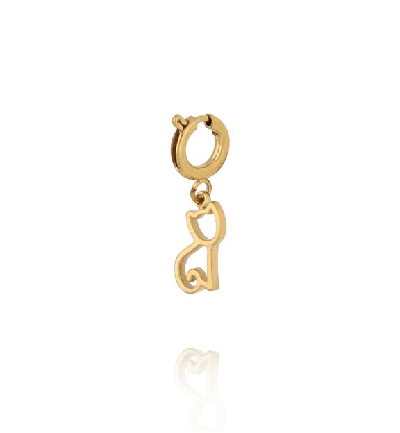 Charms złoty kotek CHA0208
