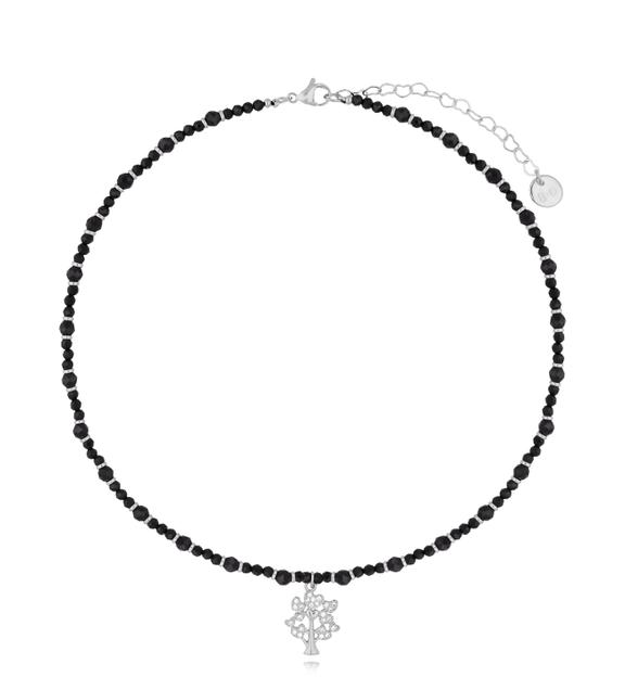 Naszyjnik z turmalinami i drzewem Sundial NTW0950