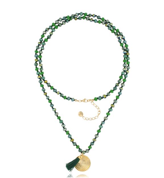 Naszyjnik długi z kryształkami Summer Song NSH0072