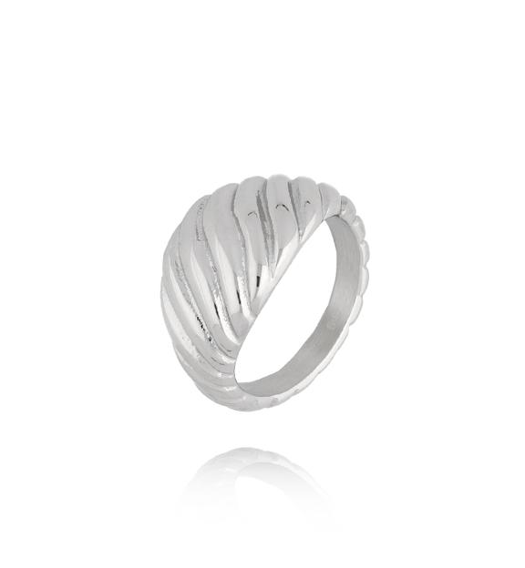 Pierścionek srebrny skręcany Twist PSA0686