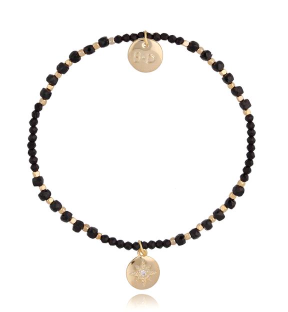 Bransoletka czarna Endless Night BTW0418