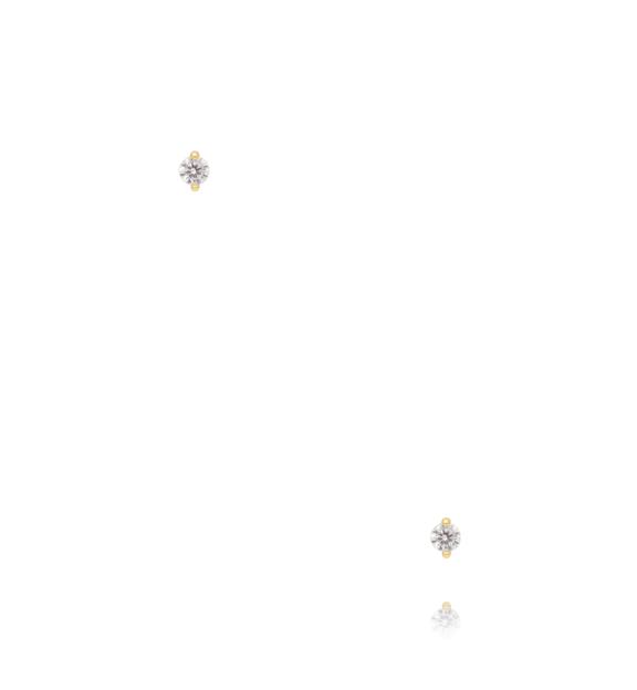 Zestaw złotych kolczyków KCA0194