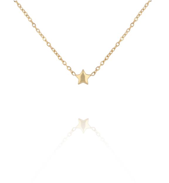 Naszyjnik z gwiazdką złoty NSY0765