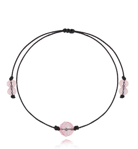 Bransoletka z różowym topazem Birthstones BGL0723