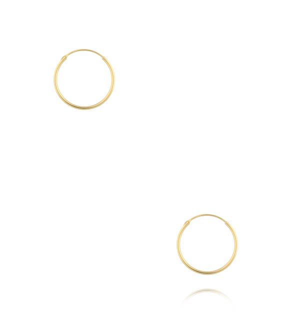 Kolczyki koła złote KCA0178