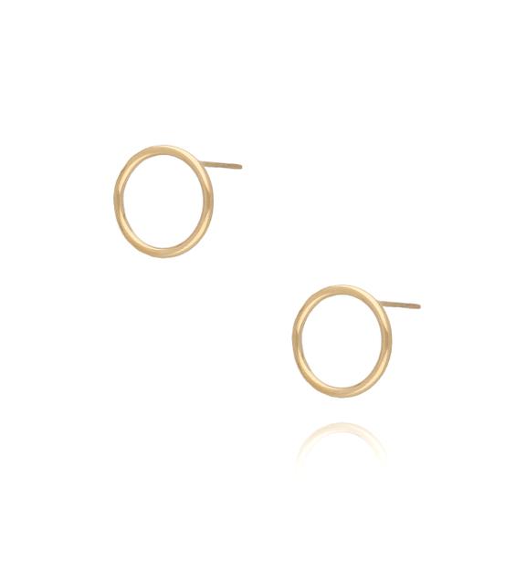 Kolczyki złote kółka Gold Hoops KSA0064
