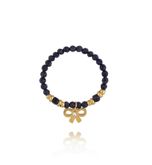 Pierścionek z Nocy Kairu i złotą kokardką PTW0579