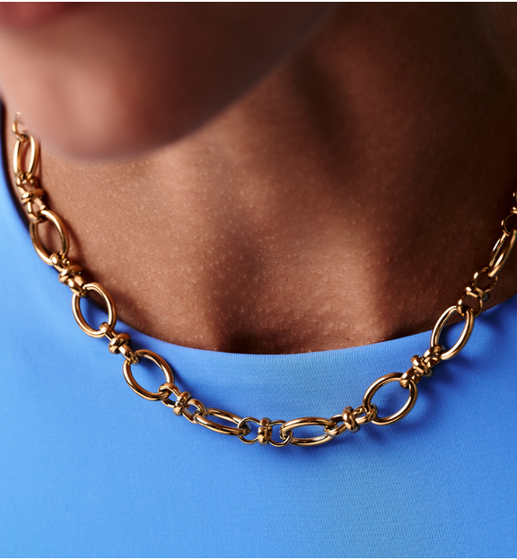 Naszyjnik łańcuch złoty NSY0491