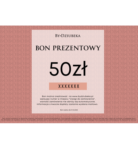 Bon Prezentowy 50 zł online do wydruku BON50