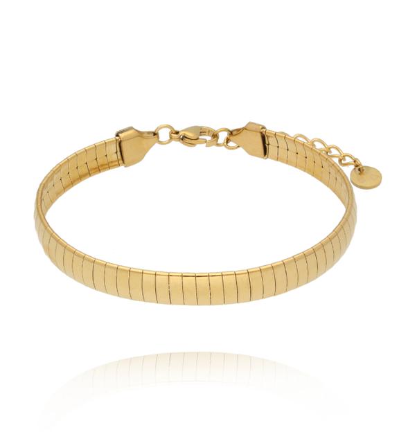 Bransoletka złota typu żmijka BSY0405