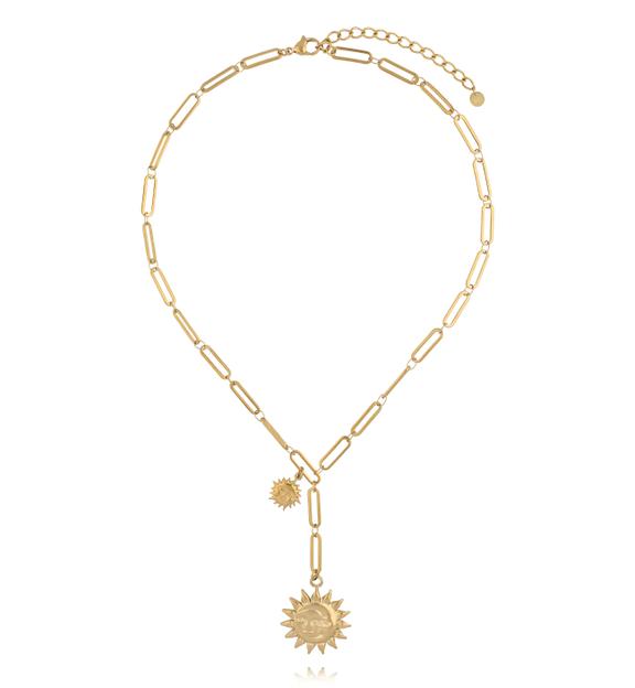 Naszyjnik z motywem słońca NSH0135