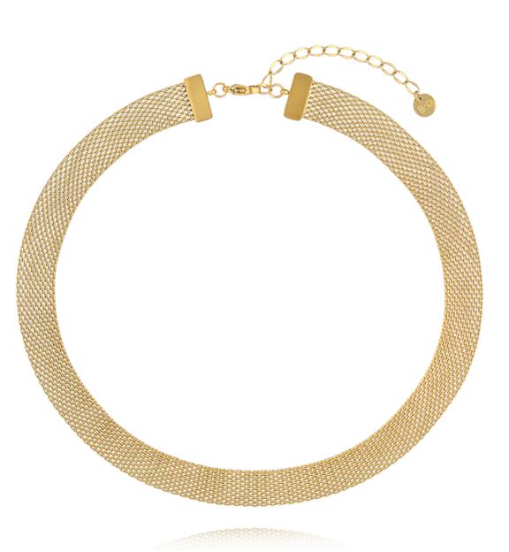 Naszyjnik złoty typu mesh NSY0621