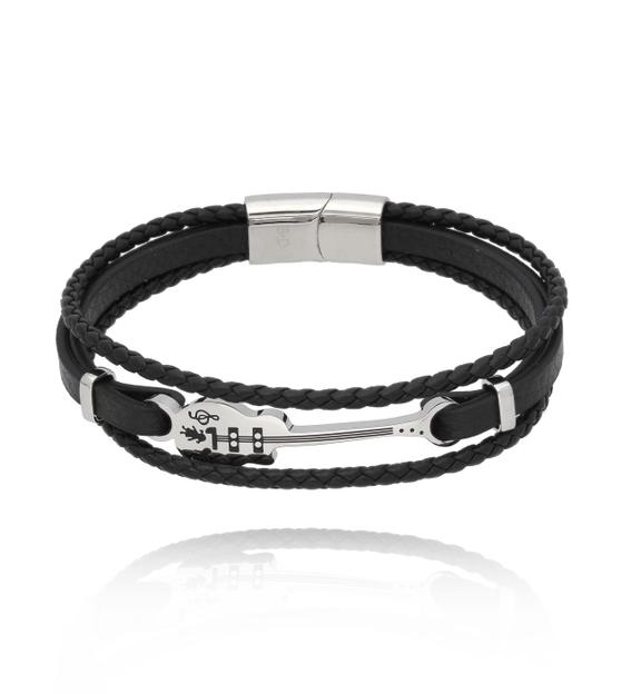 Bransoletka męska z gitarą Hallstein BMITC0535