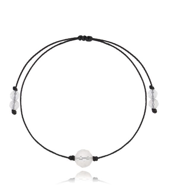 Bransoletka z kryształem górskim Birthstones BGL0720