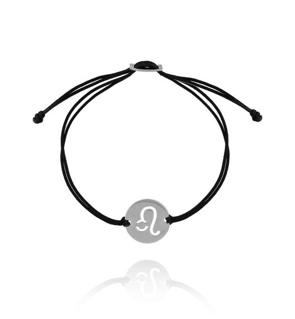 Bransoletka srebrna znak zodiaku LEW BSE0099