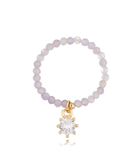 Pierścionek z ametrynami Margaret PTW0303