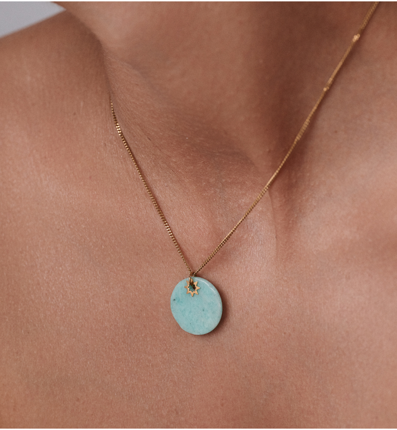 Naszyjnik z amazonitem NPA1365