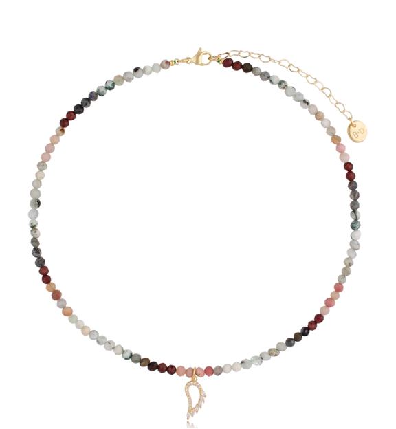 Naszyjnik kolorowy ze skrzydełkiem Dreams NTW0494