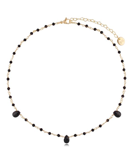 Naszyjnik z obsydianami Symi NPA0649