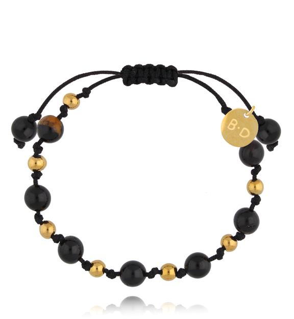 Bransoletka z turmalinami czarna BMT0180