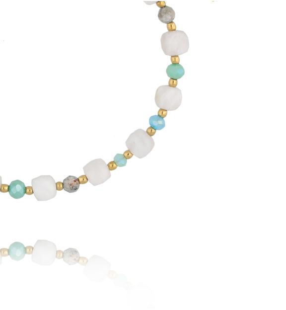 Bransoletka z kamieniem księżycowym BPA0579