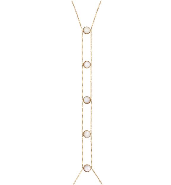 Naszyjnik Body Chains z masą perłową NEA0265