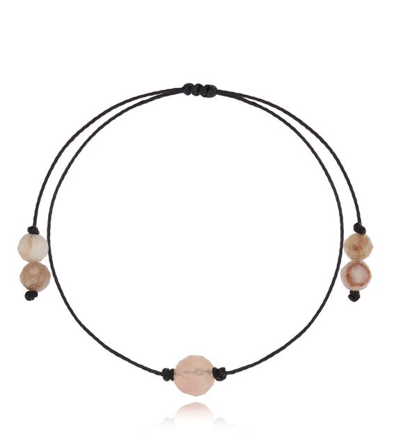 Bransoletka z beżowym jadeitem Birthstones BGL0756