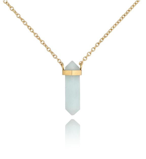 Naszyjnik z amazonitem Shelly 36 cm NLB0246