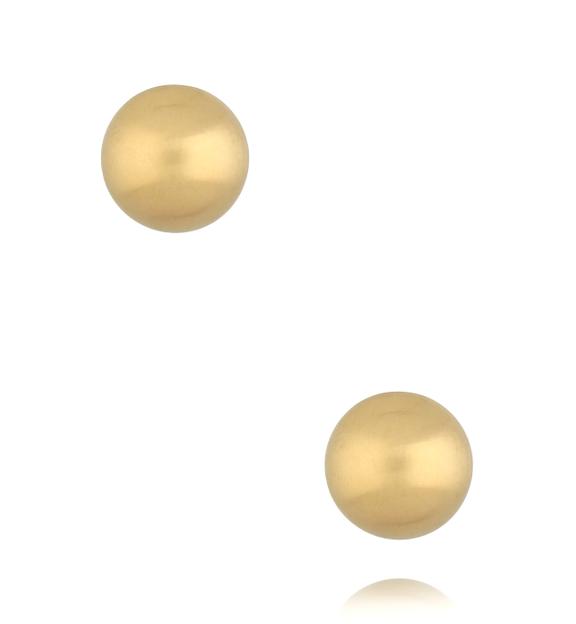 Kolczyki półkola złote KSY0639