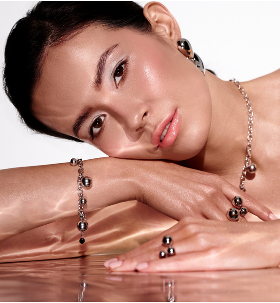 Bransoletka srebrna z kulkami BSY0391