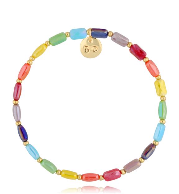 Bransoletka kolorowa z kryształkami Arco BTW1619