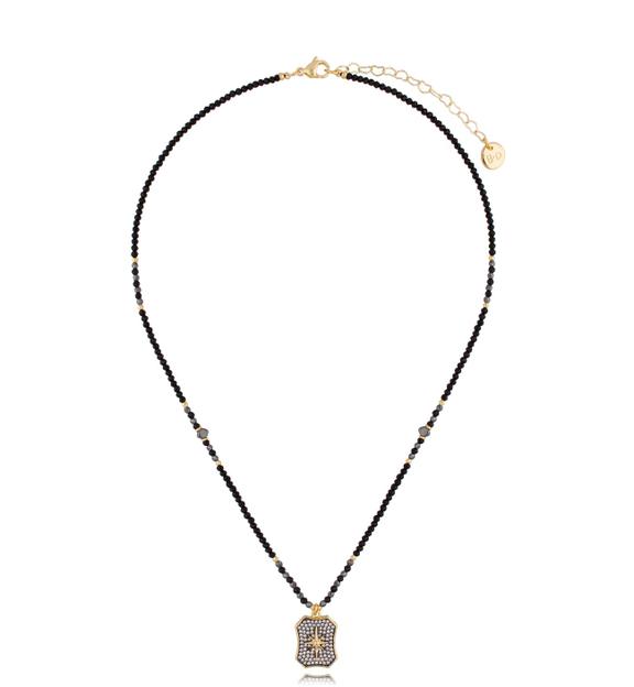 Naszyjnik z hematytami i zawieszką Coimbra NTW0780