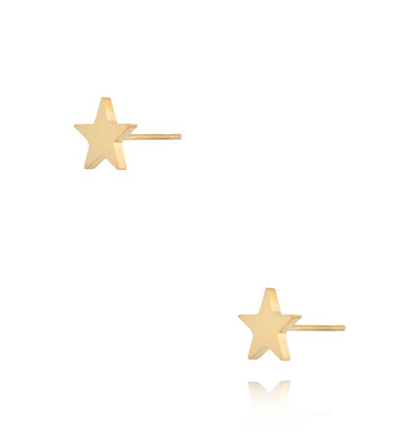 Kolczyki złote wkrętki gwiazdki Larissa KSA1051