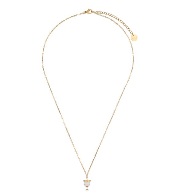 Naszyjnik z kryształem górskim New Cristal NLB0215