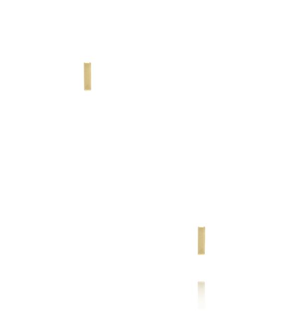 prostokątne minimalistyczne złote KCA0078