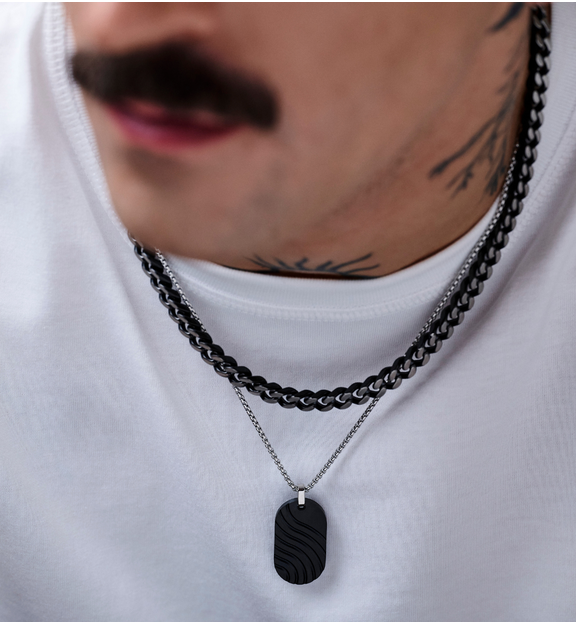 Naszyjnik z nieśmiertelnikiem Manni NMITC0123