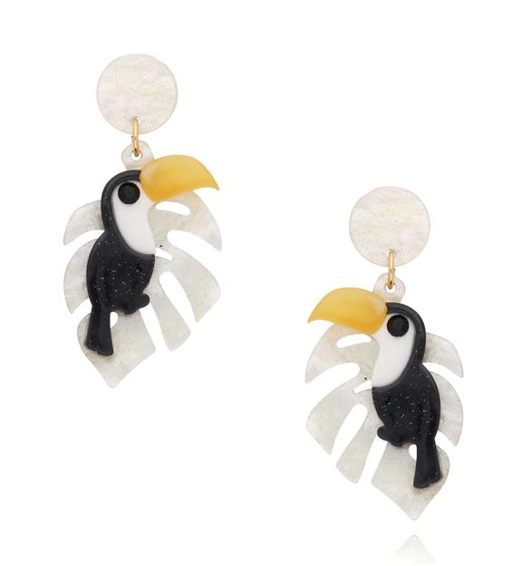 Kolczyki z tukanami Toucan KZA0083