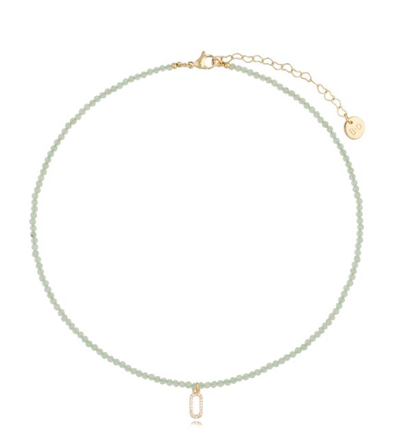 Naszyjnik z prehnitami i zawieszką Lifestyle NTW0818