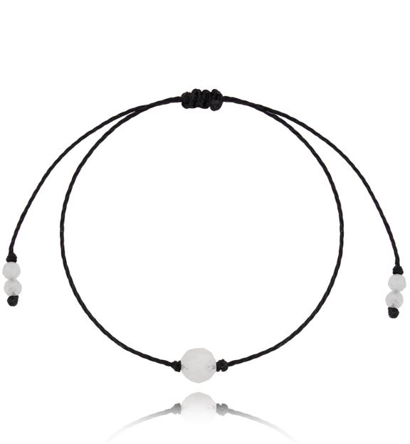 Bransoletka z kamieniem księżycowym Birthstones Czerwiec BGL0645