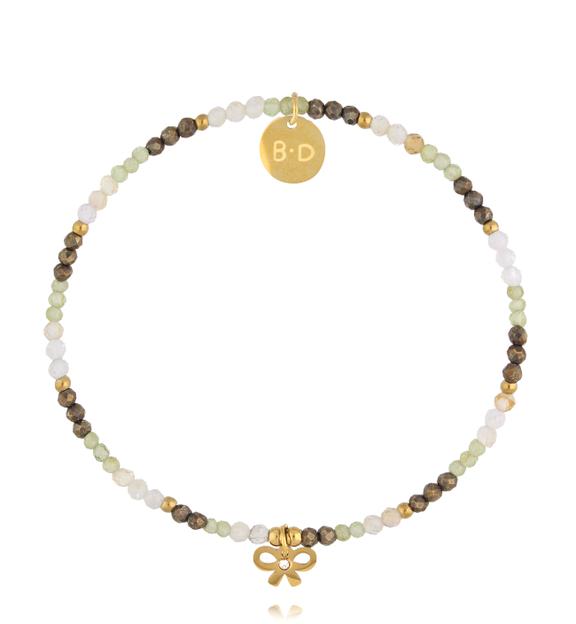 Bransoletka z cytrynami i kokardką BTW3207